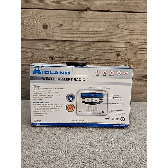 Midland Weather Alert Radio with NOAA All Hazard WR120B - Picture 3 of 8